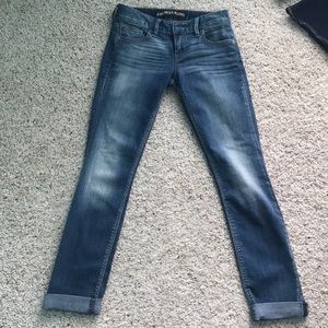 Cropped skinny jeans